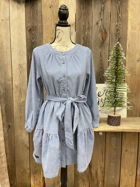 Simply Southern - Corded Belt Dress - Stone