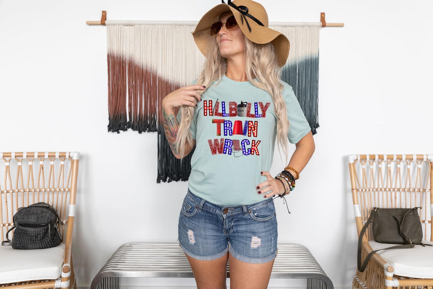 PREORDER - Hillbilly Train Wreck Soft Boutique Tee
