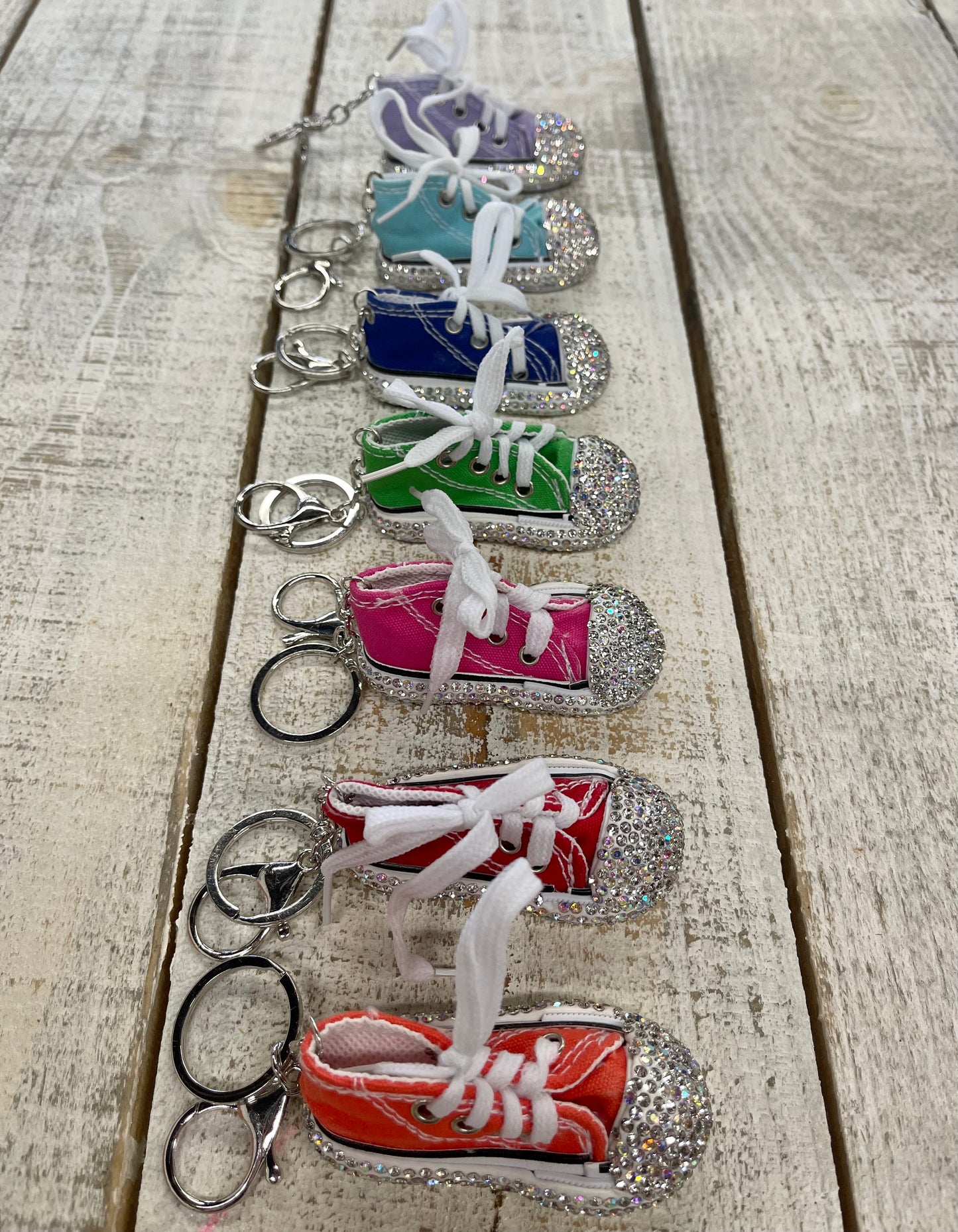 Sneaker Crystal Keychain Charm - Asst. Colors