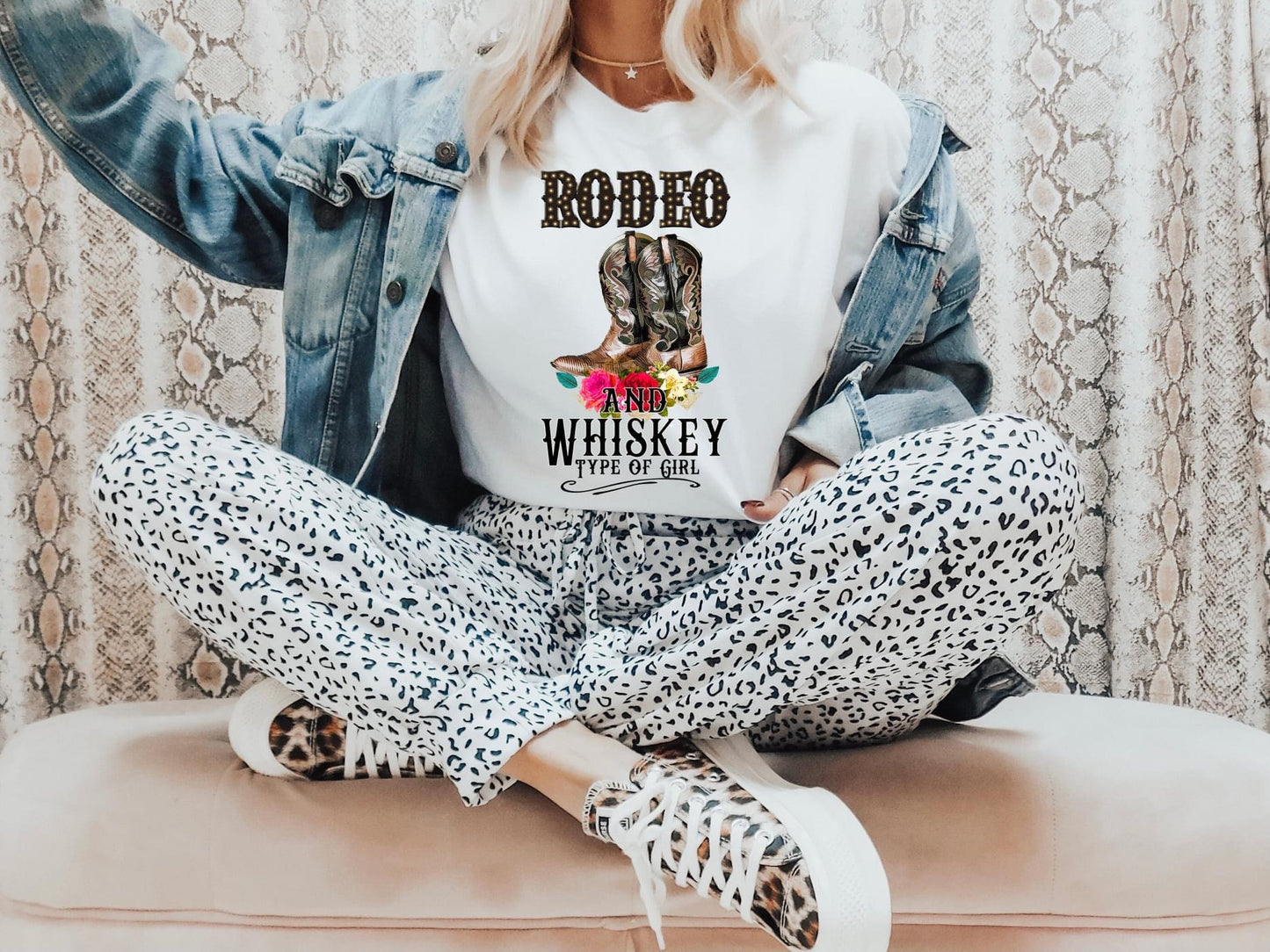 PREORDER - Rodeo & Whiskey Type of Girl Soft Boutique Tee