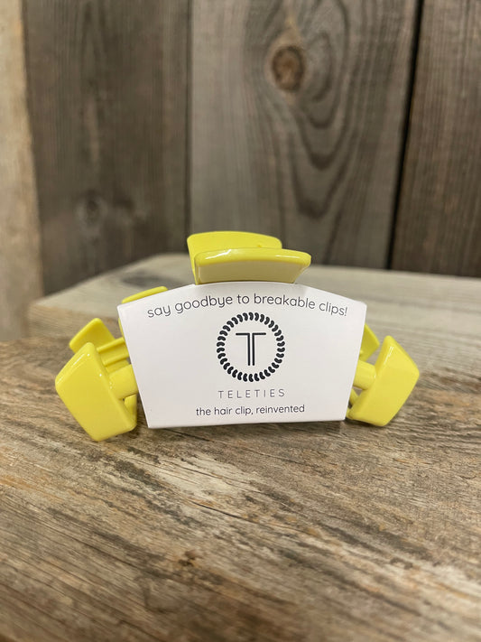 TELETIES - Classic Medium Hair Clip - Buttercup