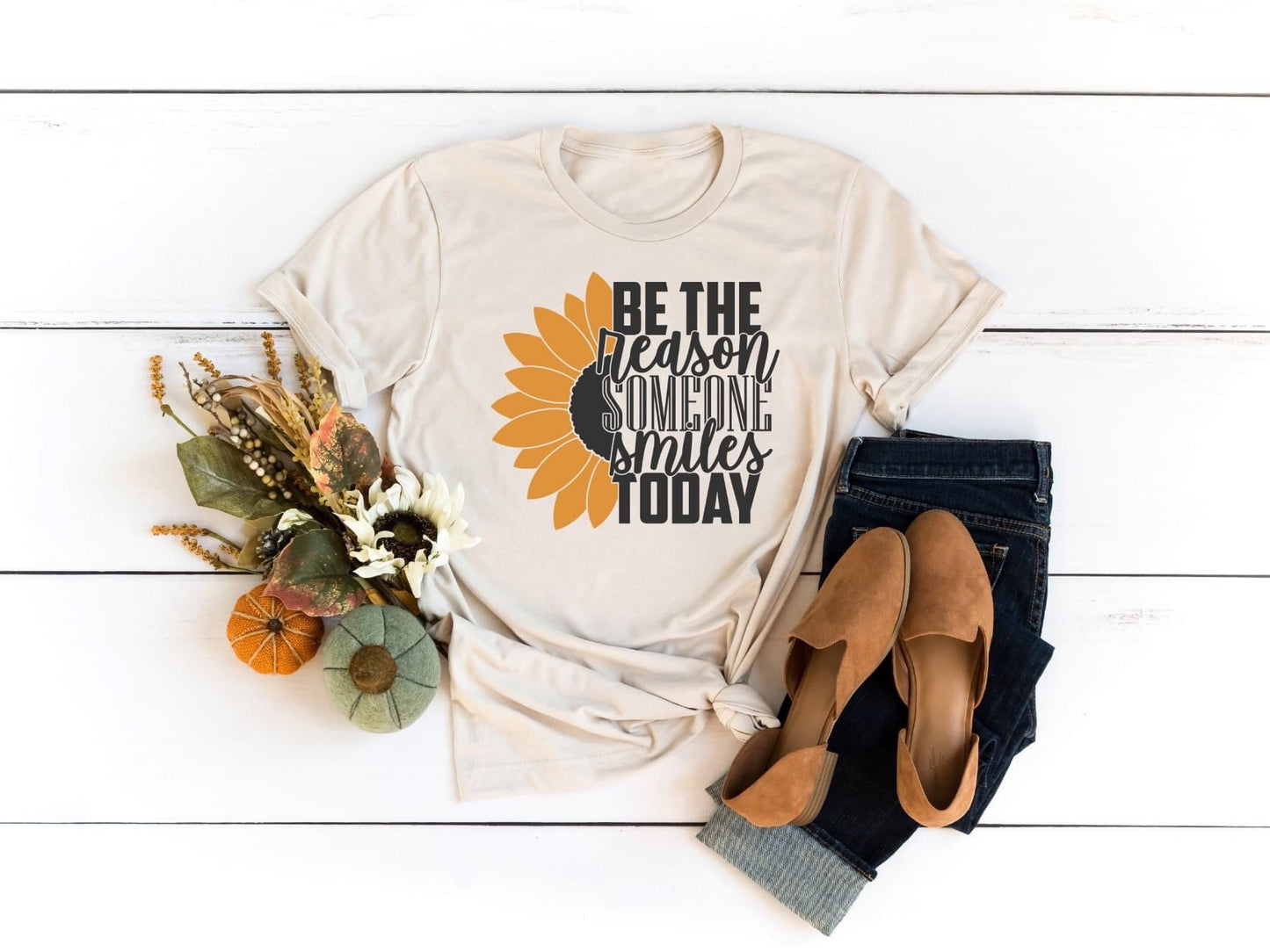PREORDER - Be The Reason Someone Smiles Today Soft Boutique Tee