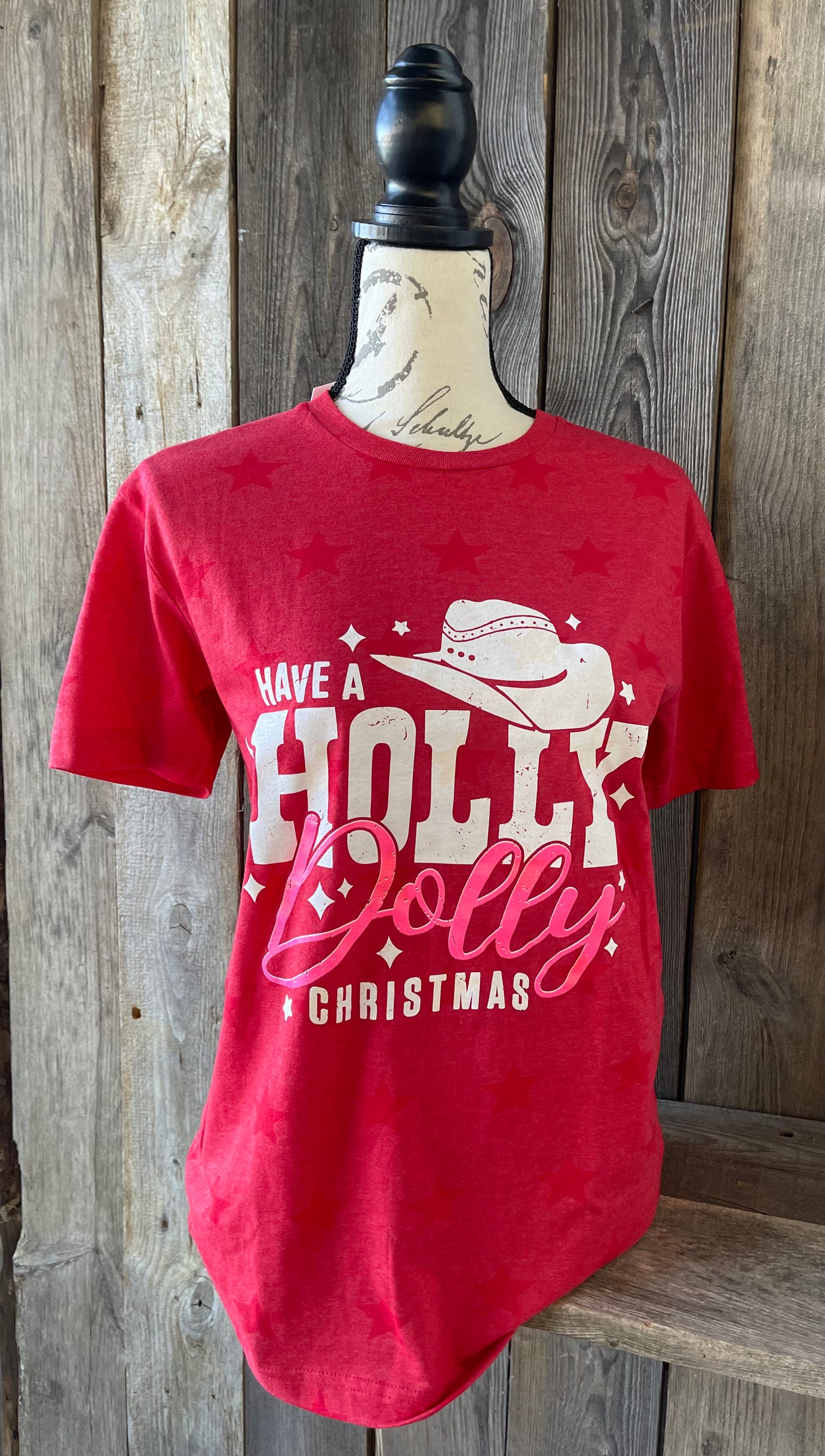 The Have A Holly Dolly Christmas Tee