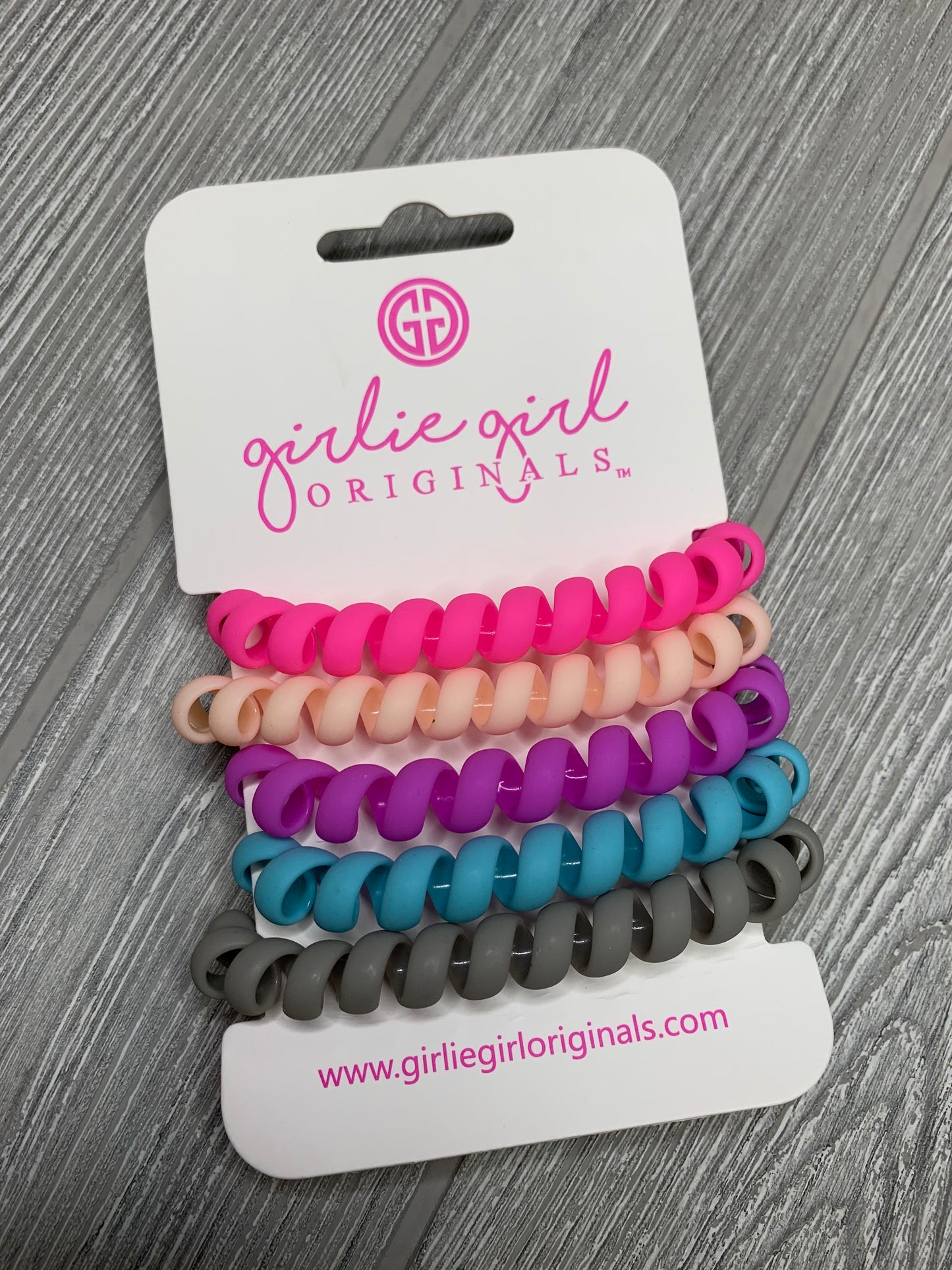 Telephone Cord Hair Ties - Matte Solid Colors - TC20