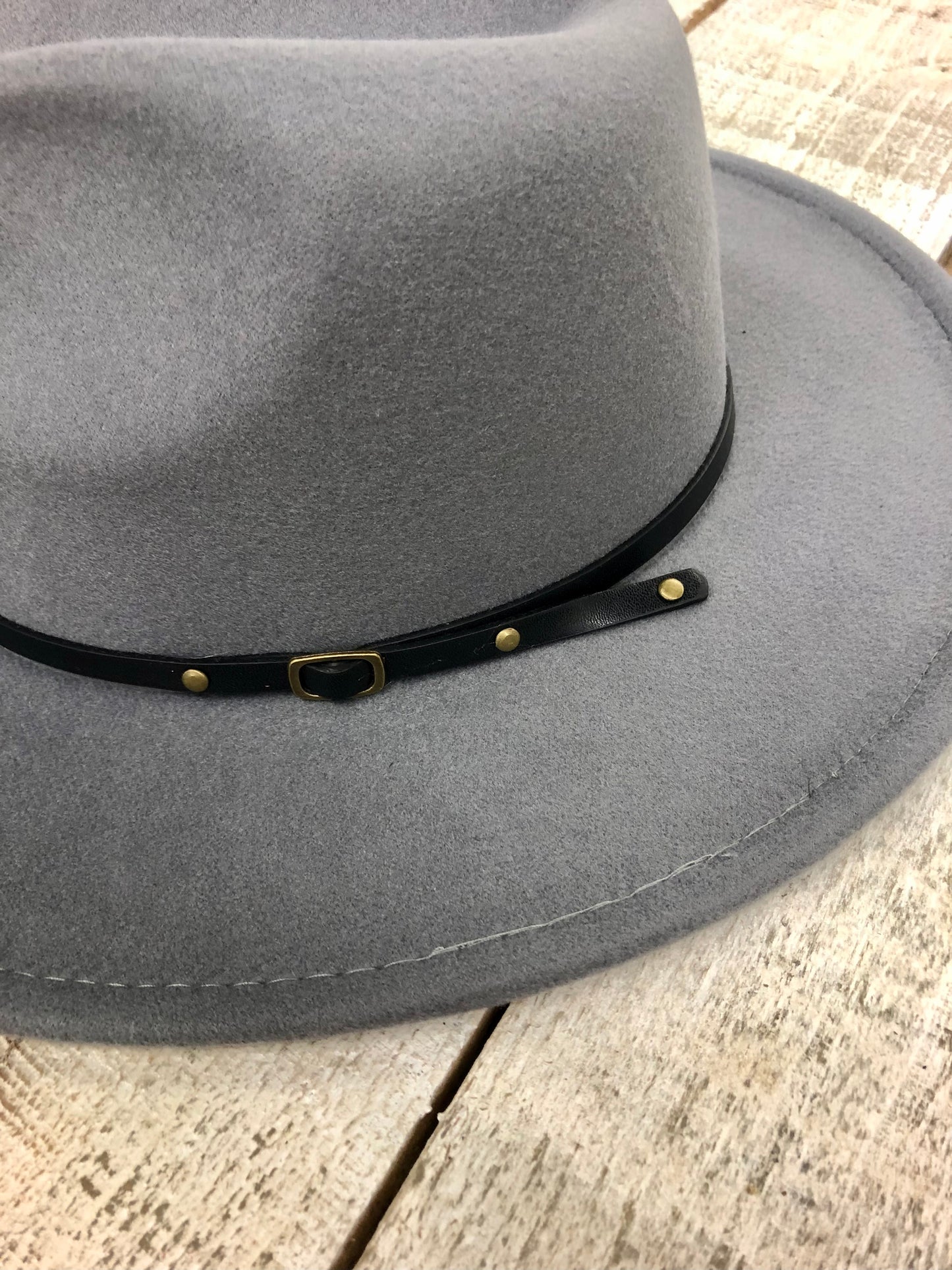 The Shelby Felt Hat - Gray