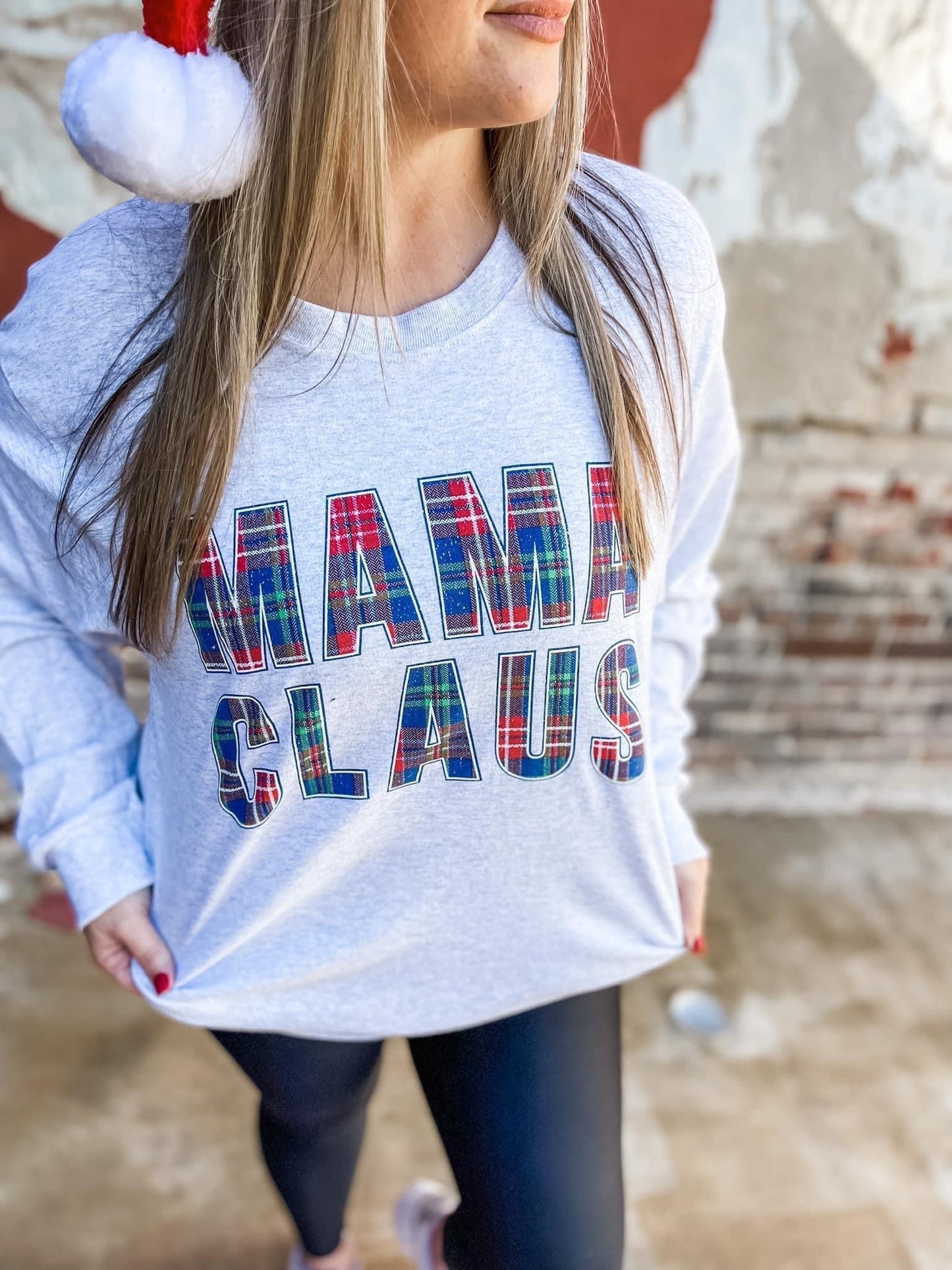 Mama Claus Long Sleeve Tee