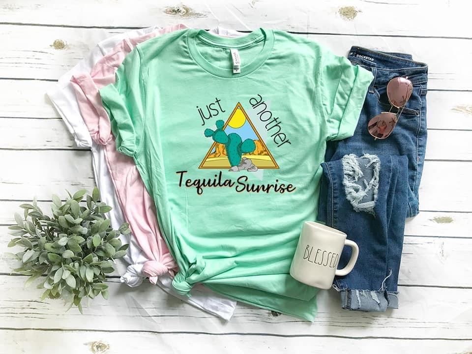 PREORDER - Just Another Tequila Sunrise Soft Boutique Tee