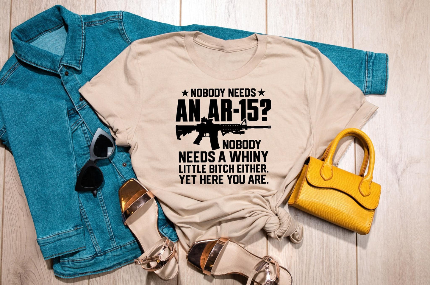PREORDER - Nobody Needs An AR-15? Soft Boutique Tee