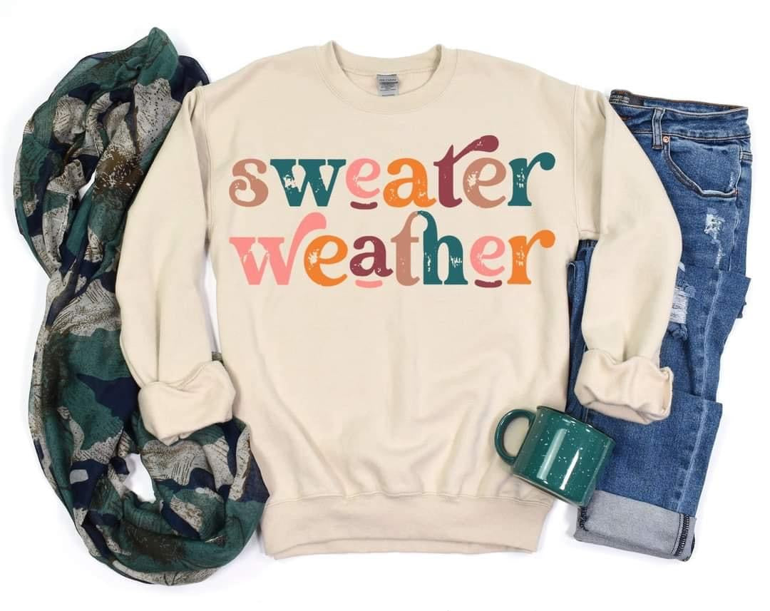 PREORDER - Sweater Weather Retro Soft Boutique Sweatshirt