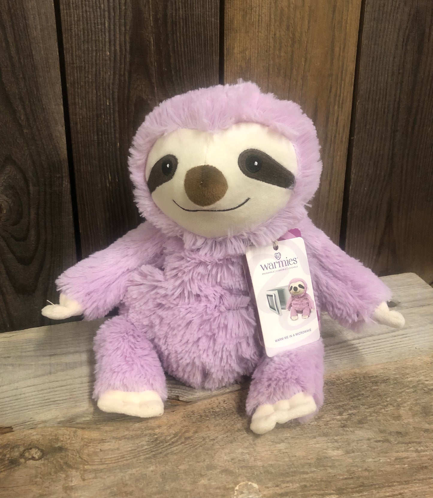 Purple Sloth Warmies® Stuffed Animal