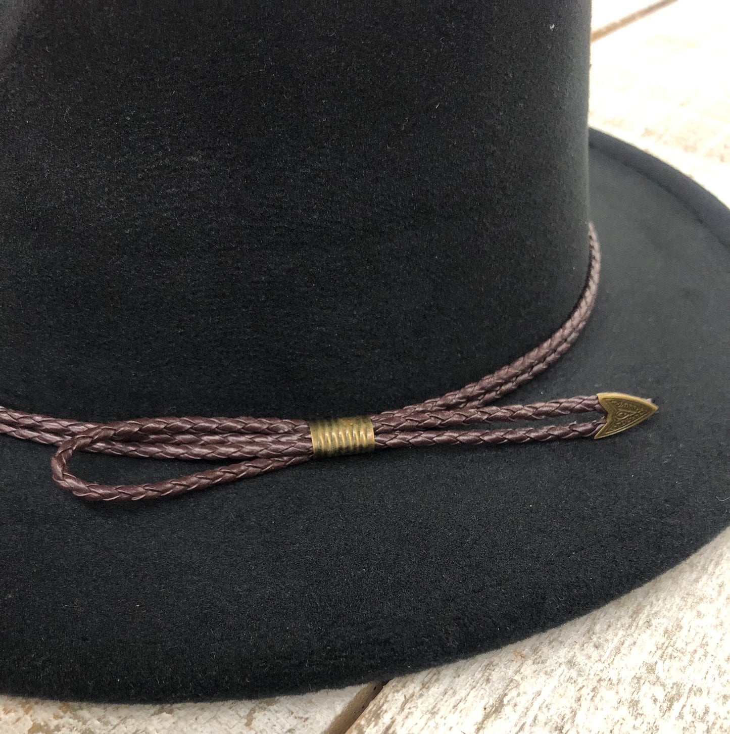 The Justine Felt Hat - Black