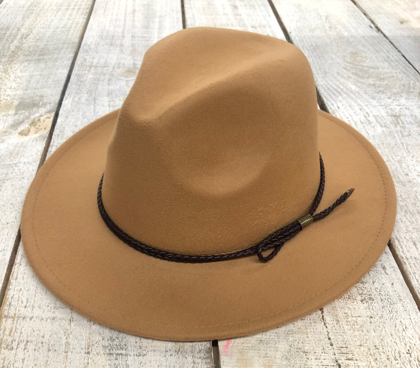 The Justine Felt Hat - Camel