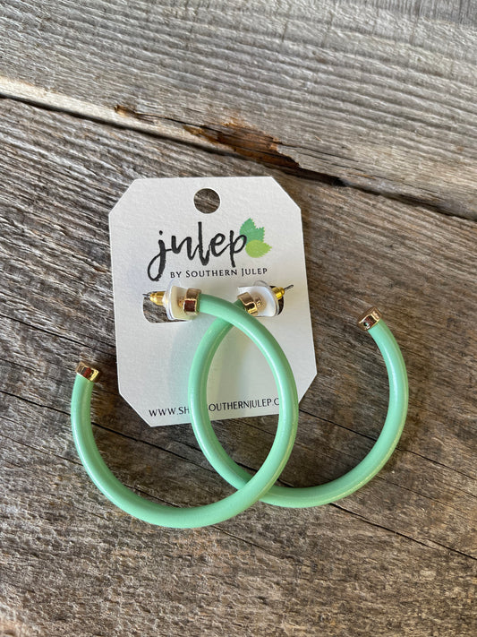 The Della Earrings - Mint