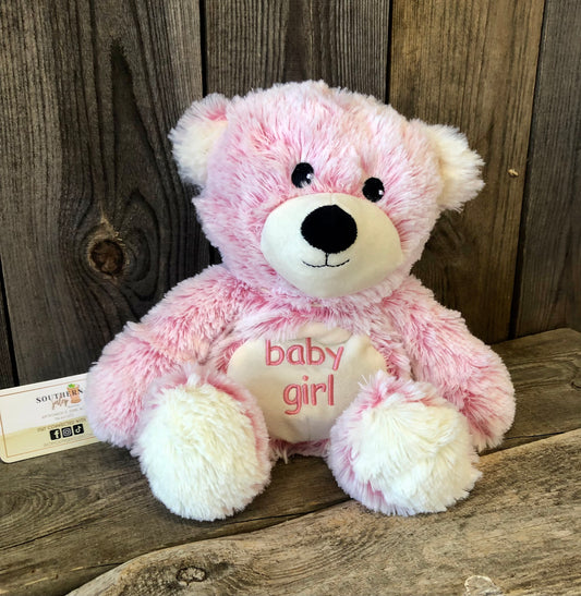 Baby Girl Bear Warmies® Stuffed Animal
