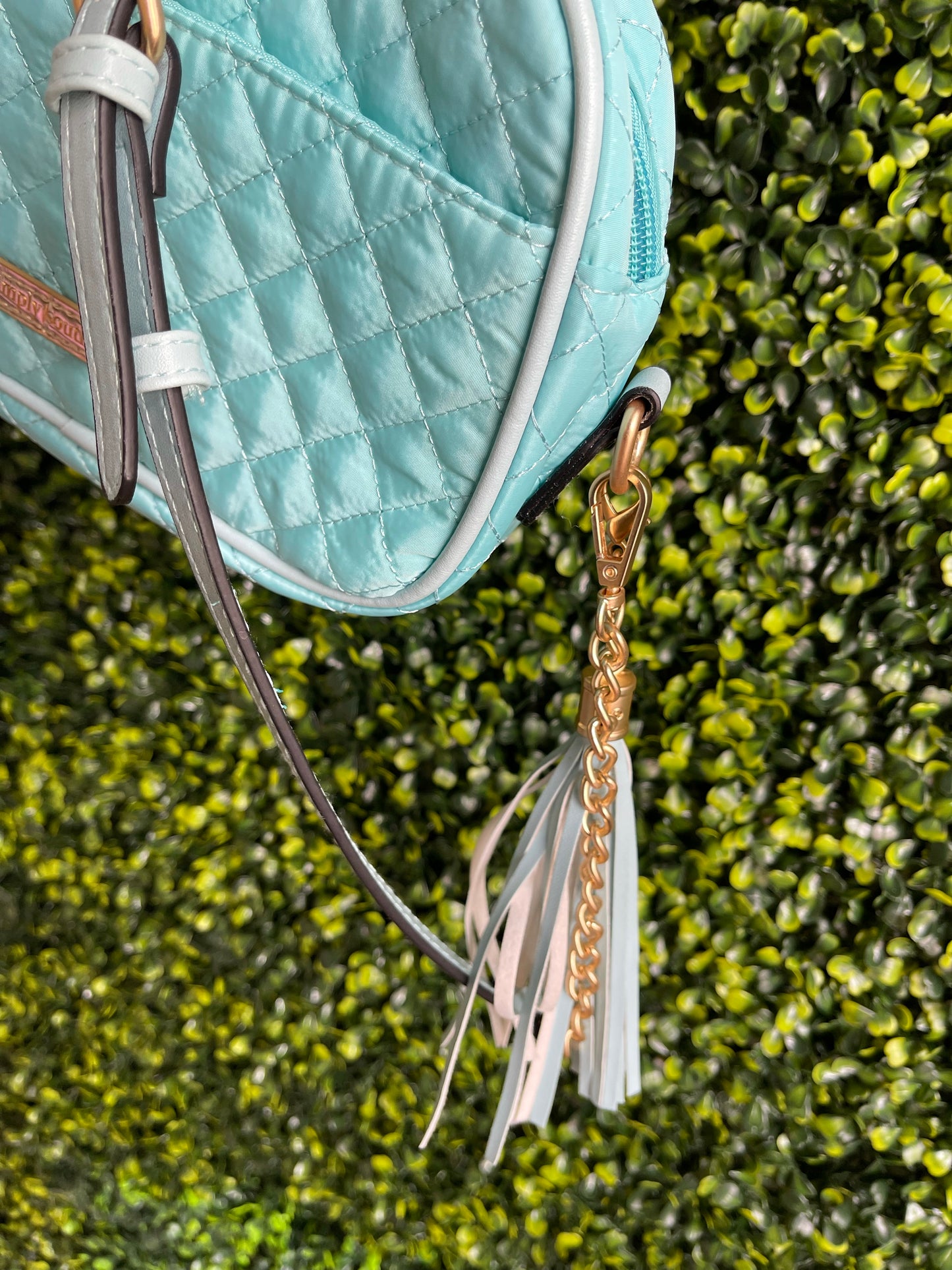 FINAL SALE - Simply Southern - Mini Quilted Crossbody Bag - Mint