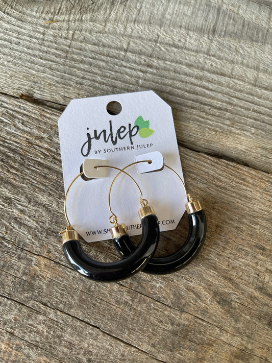 The Jonie Earrings - Black