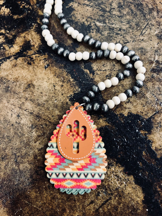 The Cora Aztec Cactus Necklace