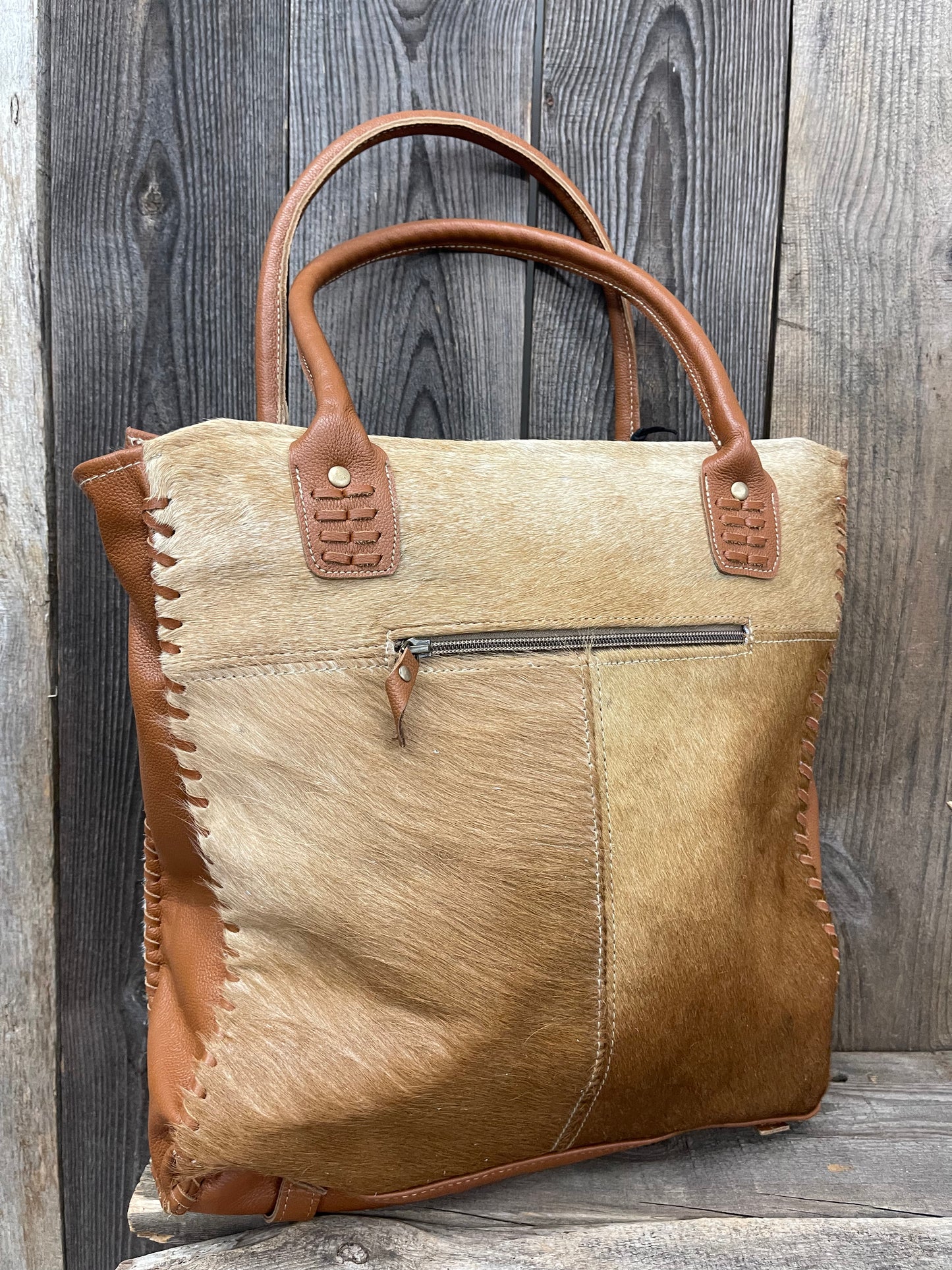 Myra Bag - Elisa Leather & Hairon Bag