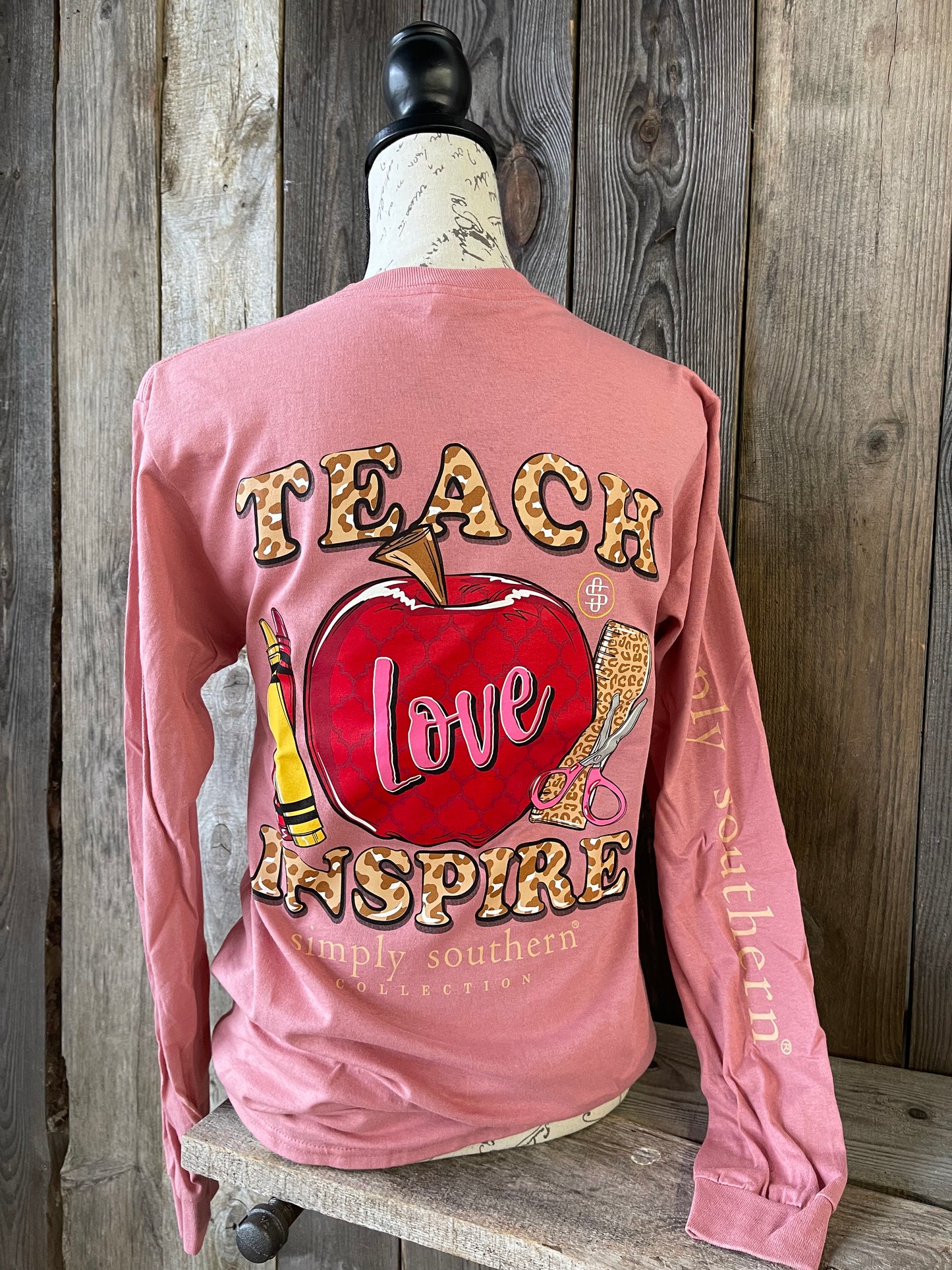 Simply Southern - Teach Love Inspire Long Sleeve Tee