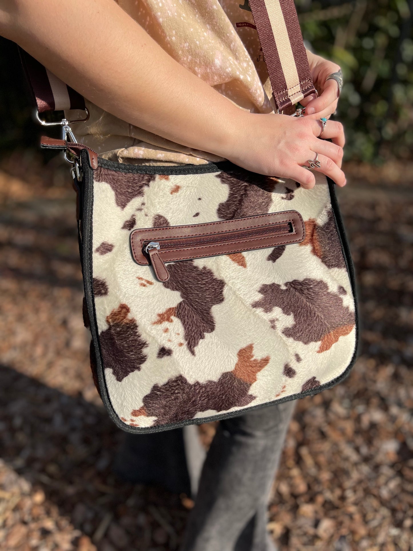 The Trudy Crossbody Guitar Strap Bag - Cow