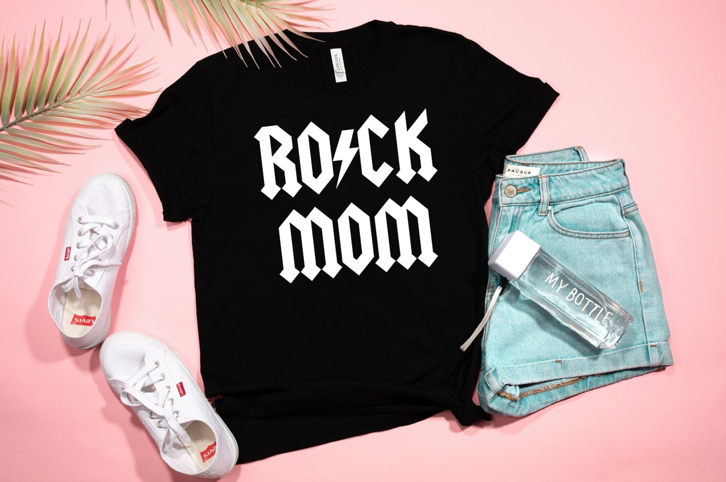 PREORDER - Rock Mom Lightning Bolt Soft Boutique Tee