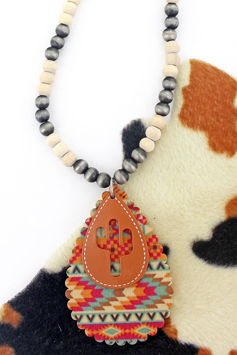 The Cora Aztec Cactus Necklace