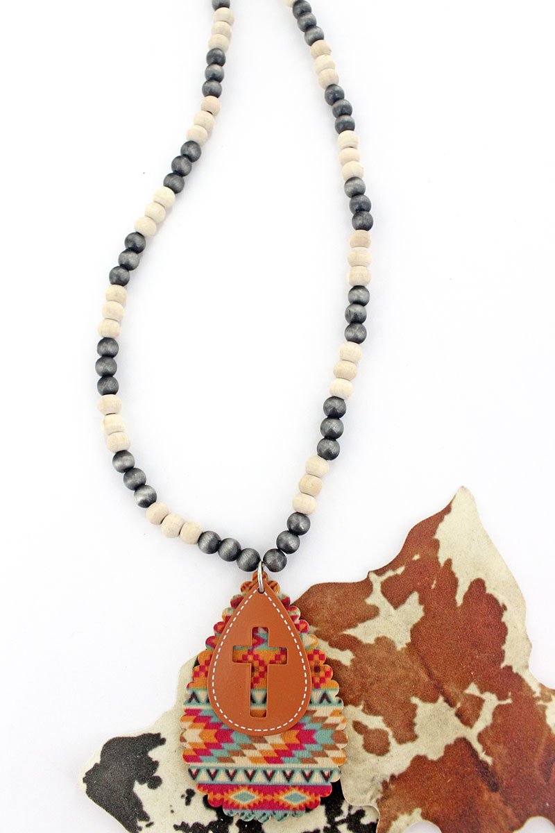 The Cora Aztec Cross Necklace