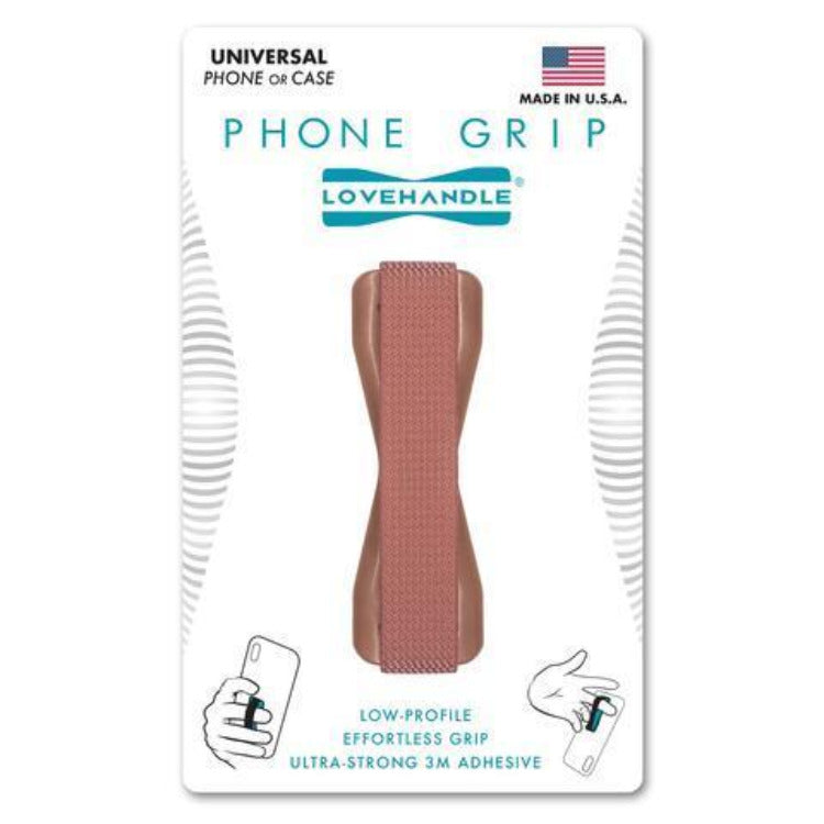 LoveHandle® Universal Phone Grip - Solid Mauve