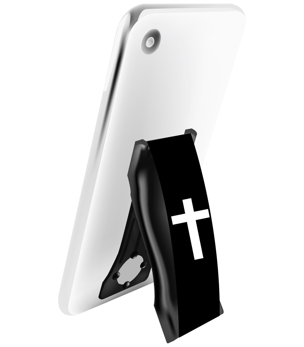LoveHandle PRO Phone Grip - White Cross