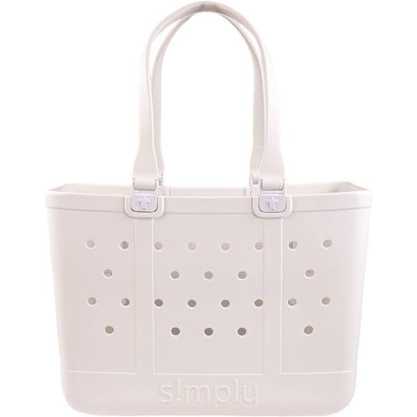 Simply Southern - Large Simply Tote - White